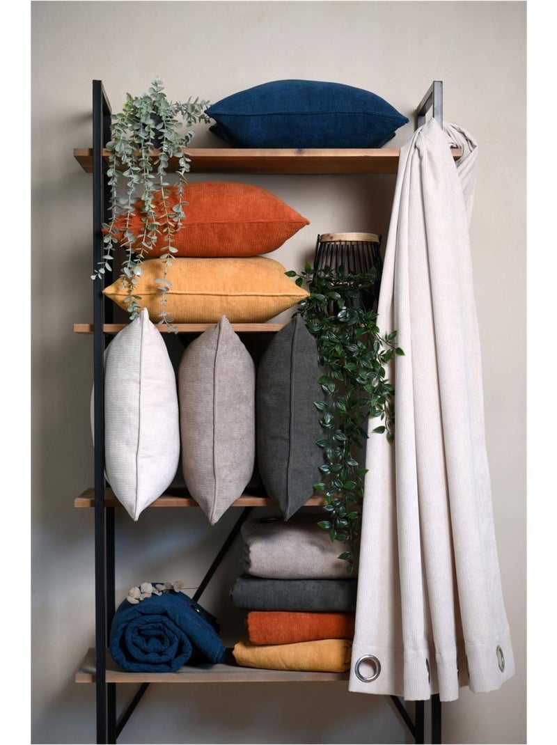 Coussin cotele Collection Antoine Jaune - Kiabi