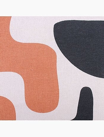 Coussin coton, inspiration art abstrait - AFIBEL