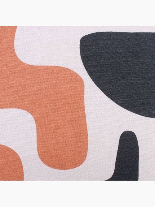 Coussin coton, inspiration art abstrait - AFIBEL - Kiabi