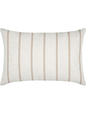 Coussin coton motif vélo fleuri