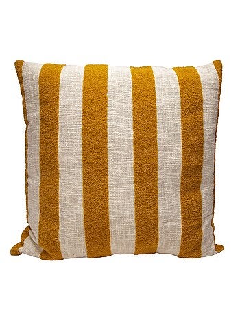 Coussin coton slub rayé BALTO 55X55