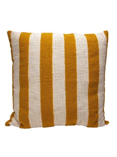 Coussin coton slub rayé BALTO 55X55 - Kiabi Coussin coton slub rayé BALTO 55X55 - Kiabi
