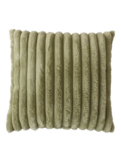 Coussin cottele effet velours - Kiabi Coussin cottele effet velours - Kiabi