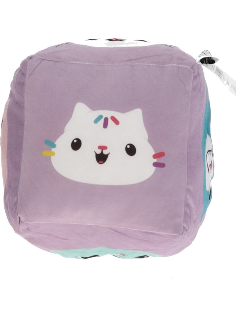 Coussin cube Gabby - 100% polyester Violet - Kiabi