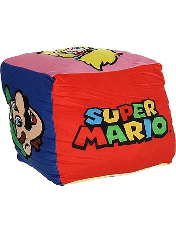 Coussin cube Mario - 100% polyester