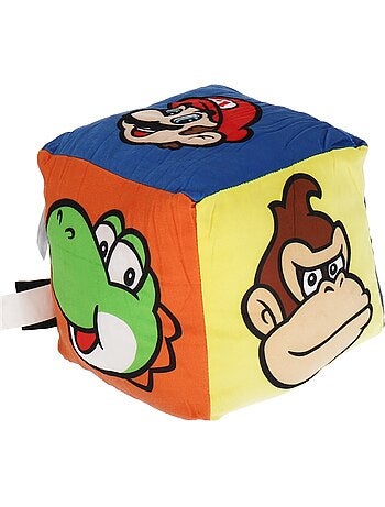 Coussin cube Mario - 100% polyester
