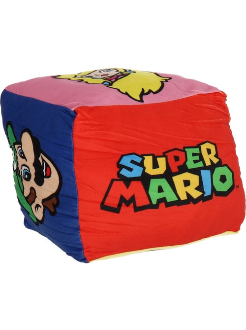 Coussin cube Mario - 100% polyester - Kiabi Coussin cube Mario - 100% polyester - Kiabi