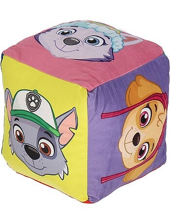 Coussin cube Pat Patrouille - 100% polyester