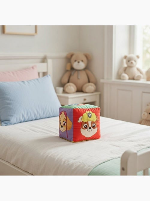 Coussin cube Pat Patrouille - 100% polyester - Kiabi