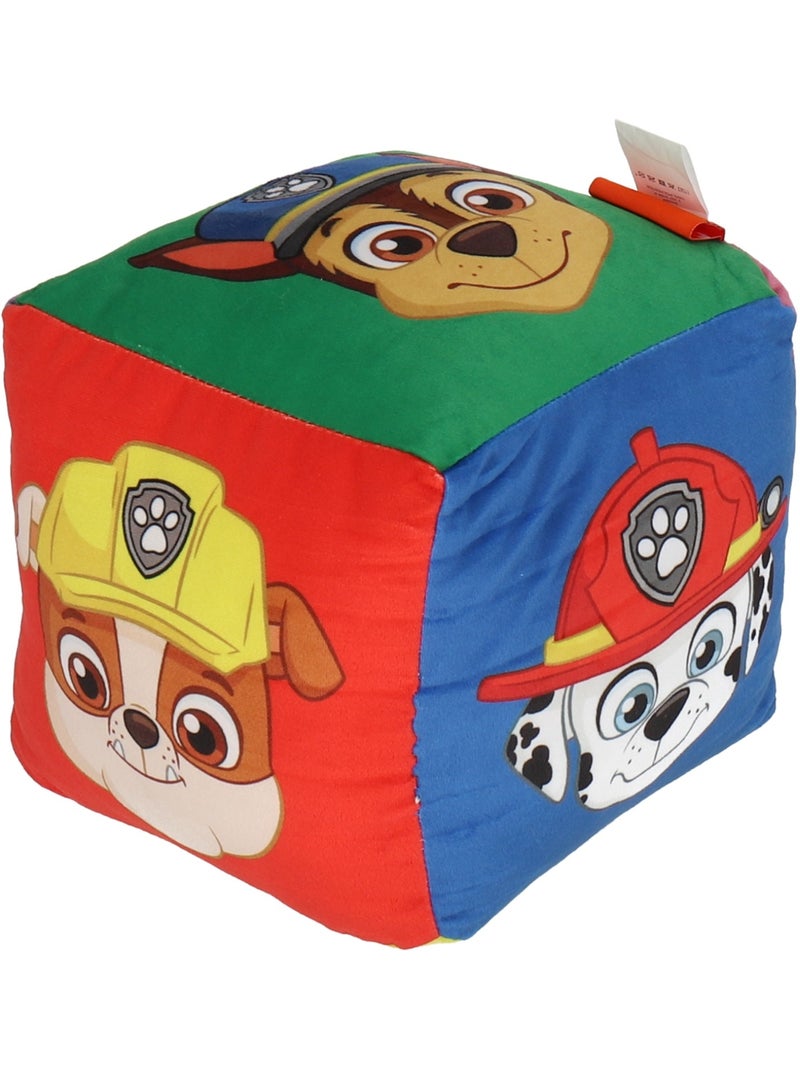 Coussin cube Pat Patrouille - 100% polyester Rouge - Kiabi