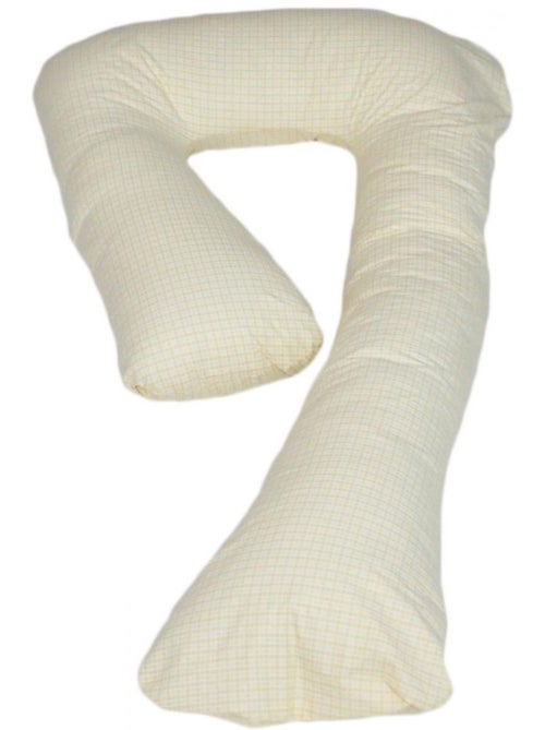 Coussin d'accouchement pre post natal à carreaux - Kiabi