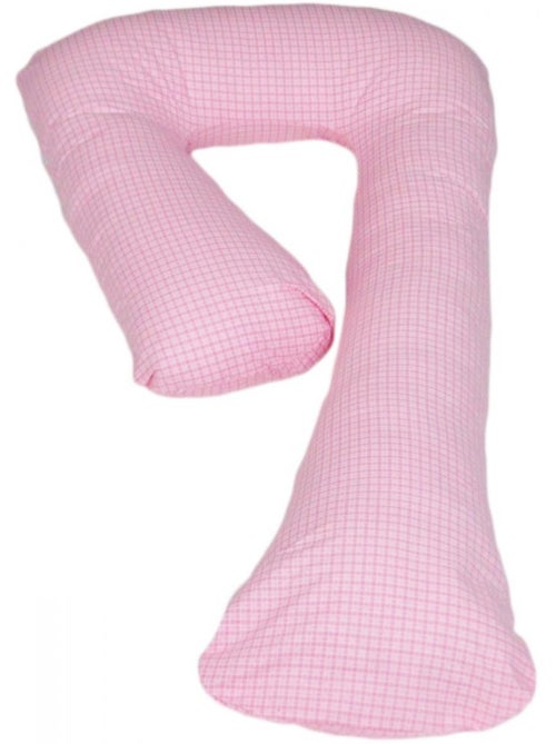 Coussin d'accouchement pre post natal à carreaux - Kiabi