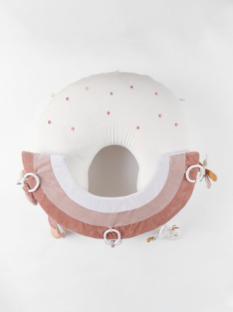 Coussin d'activités Veloudoux® Popsie, évolutif Noukie's Blanc - Kiabi