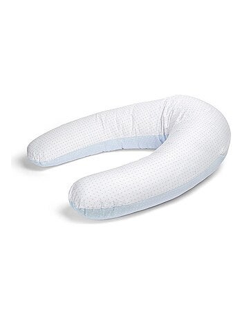 Coussin d'allaitement Bebe évolutif GRIS 160 CM - Déhoussable avec remplissage mircrofibres