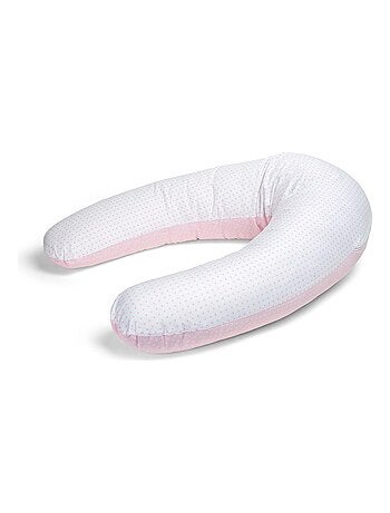 Coussin d'allaitement Bebe évolutif GRIS 160 CM - Déhoussable avec remplissage mircrofibres