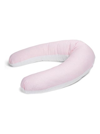 Coussin  d'allaitement Bebe évolutif ROSE 160 CM - Déhoussable avec remplissage mircrofibres