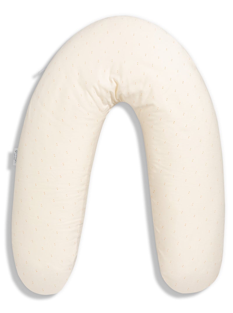 Coussin d'Allaitement Bio Petits Points Beige - Kiabi