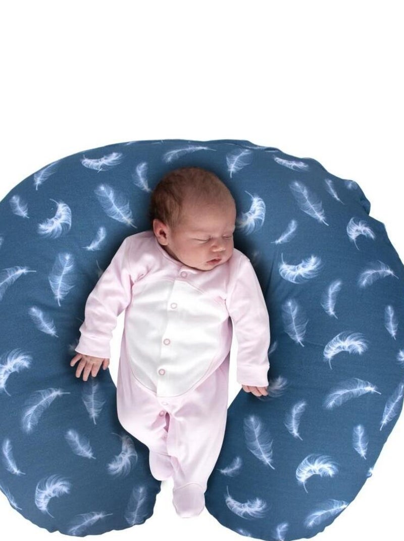 Coussin d'allaitement Bleu - Kiabi