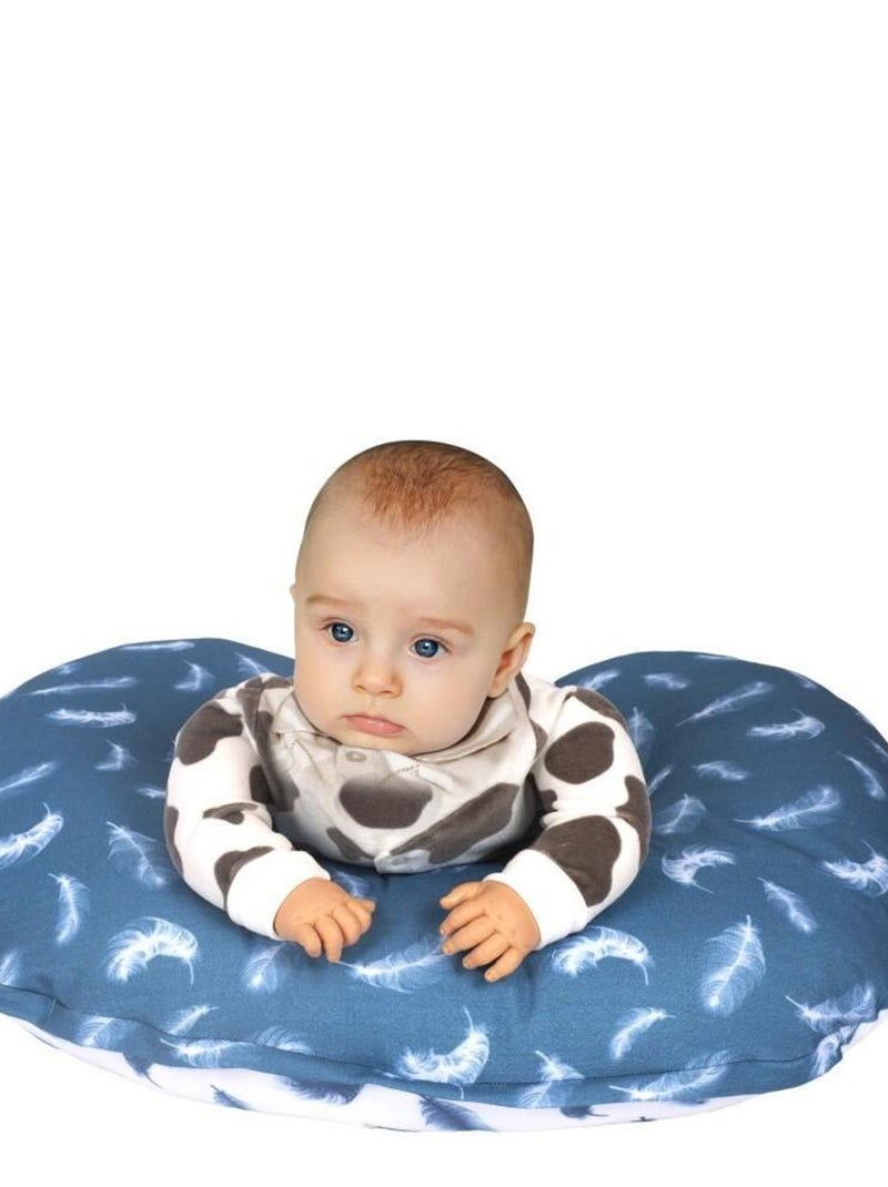 Coussin d'allaitement Bleu - Kiabi