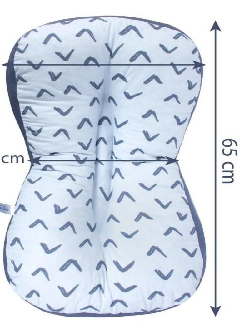 Coussin d'allaitement Bleu - Kiabi