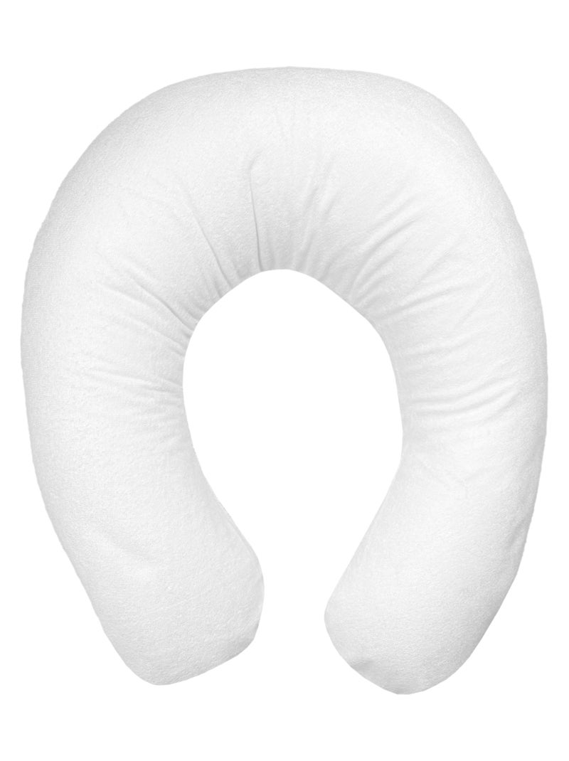Coussin d'allaitement en bouclettes XL - 205cm Blanc - Kiabi