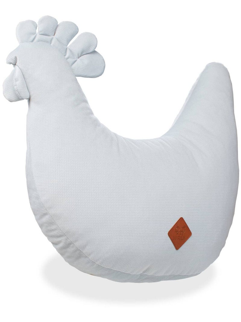Coussin d'allaitement en velvet, Poule SEVIRA KIDS Gris - Kiabi