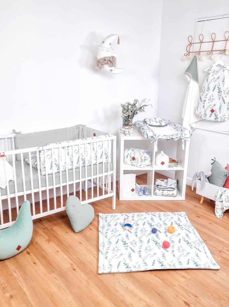Coussin d'allaitement ergonomique + housse, Eucalyptus SEVIRA KIDS Multicolore - Kiabi