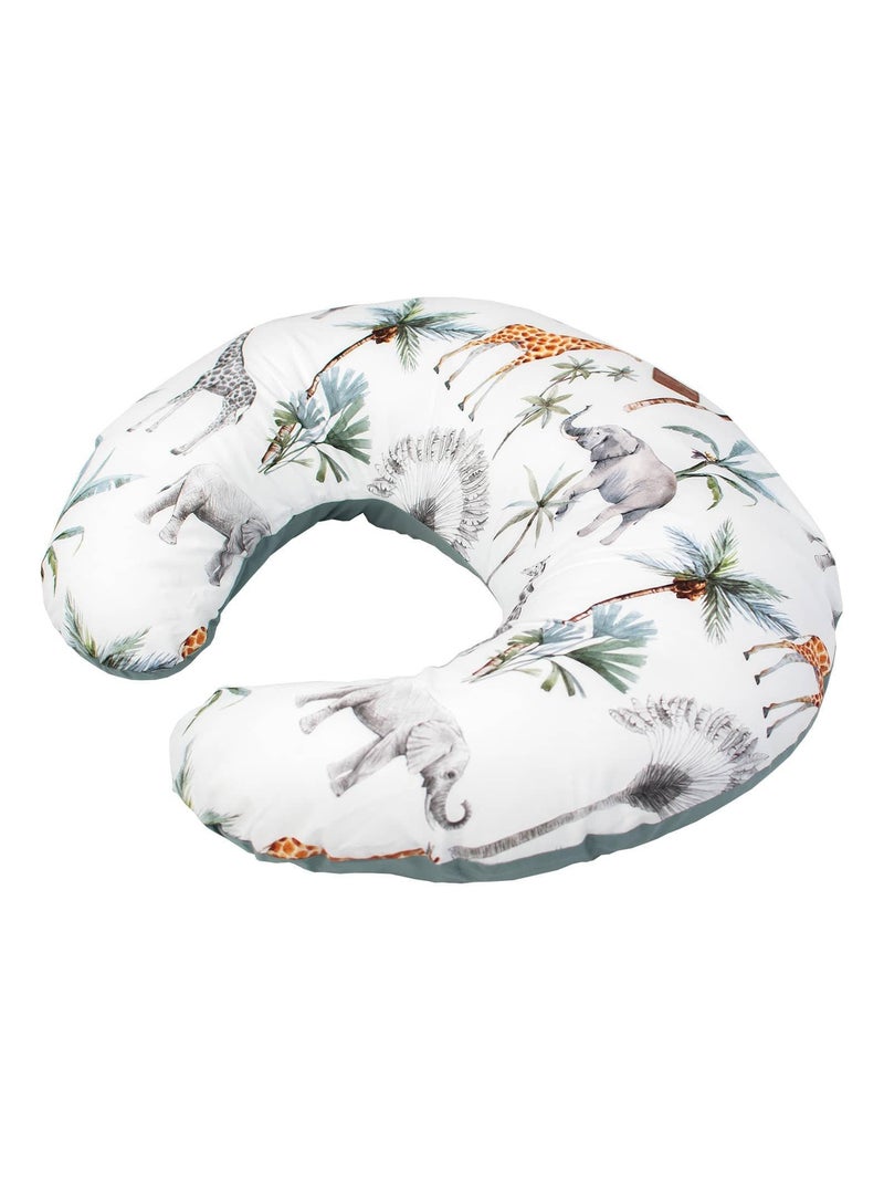 Coussin d'allaitement ergonomique + housse, Safari SEVIRA KIDS Multicolore - Kiabi