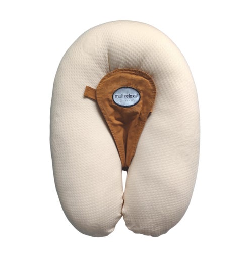 Coussin d'allaitement et de grossesse 3en1 Multirelax coton beige - Kiabi Coussin d'allaitement et de grossesse 3en1 Multirelax coton beige - Kiabi