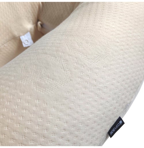 Coussin d'allaitement et de grossesse 3en1 Multirelax coton beige - Kiabi Coussin d'allaitement et de grossesse 3en1 Multirelax coton beige - Kiabi