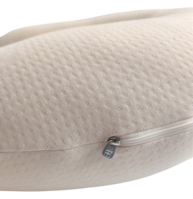 Coussin d'allaitement et de grossesse 3en1 Multirelax coton beige Ecru - Kiabi