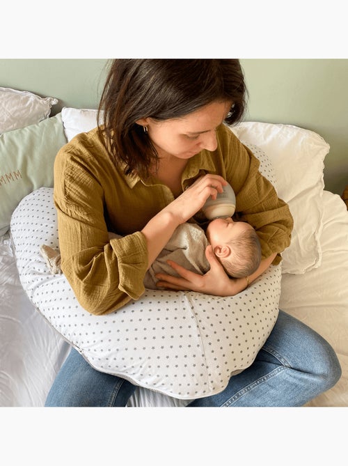 Coussin d'allaitement et de grossesse 3en1 multirelax éponge - Kiabi Coussin d'allaitement et de grossesse 3en1 multirelax éponge - Kiabi