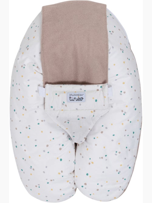 Coussin d'allaitement et de grossesse 3en1 Multirelax éponge noisette pois - Kiabi Coussin d'allaitement et de grossesse 3en1 Multirelax éponge noisette pois - Kiabi
