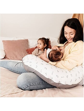 Coussin d'allaitement et de grossesse 3en1 Multirelax Lapins