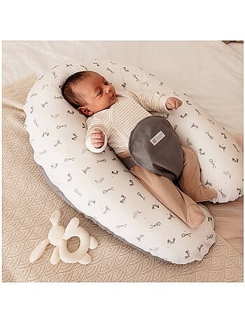 Coussin d'allaitement et de grossesse 3en1 Multirelax Lapins