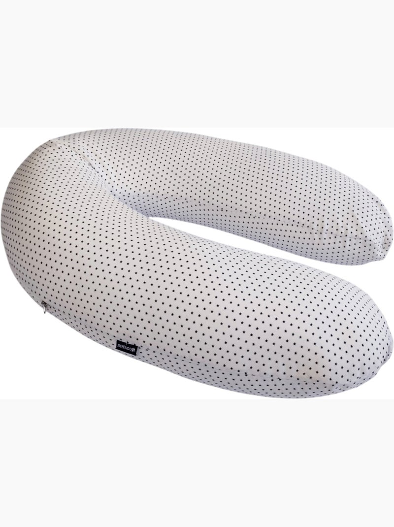 Coussin d'allaitement et de grossesse Blanc Bleu - Kiabi
