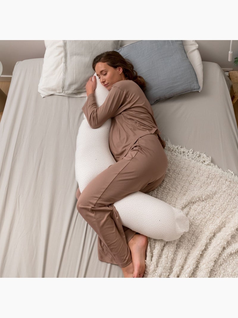 Coussin d'allaitement et de grossesse Buddy 'Doomoo' Argenté - Kiabi