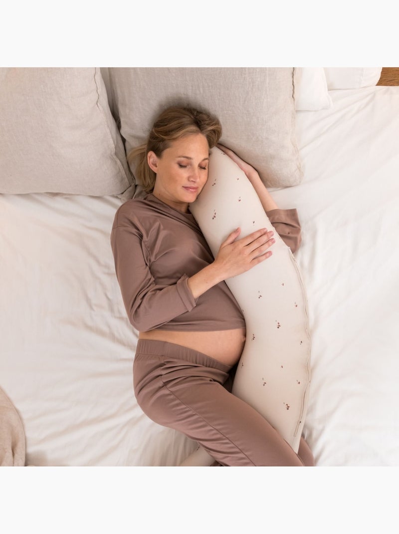 Coussin d'allaitement et de grossesse Buddy 'Doomoo' Marron clair - Kiabi