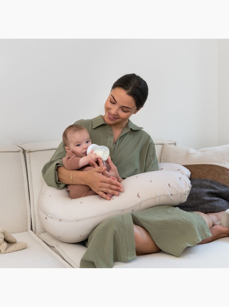 Coussin d'allaitement et de grossesse Buddy 'Doomoo' Marron clair - Kiabi