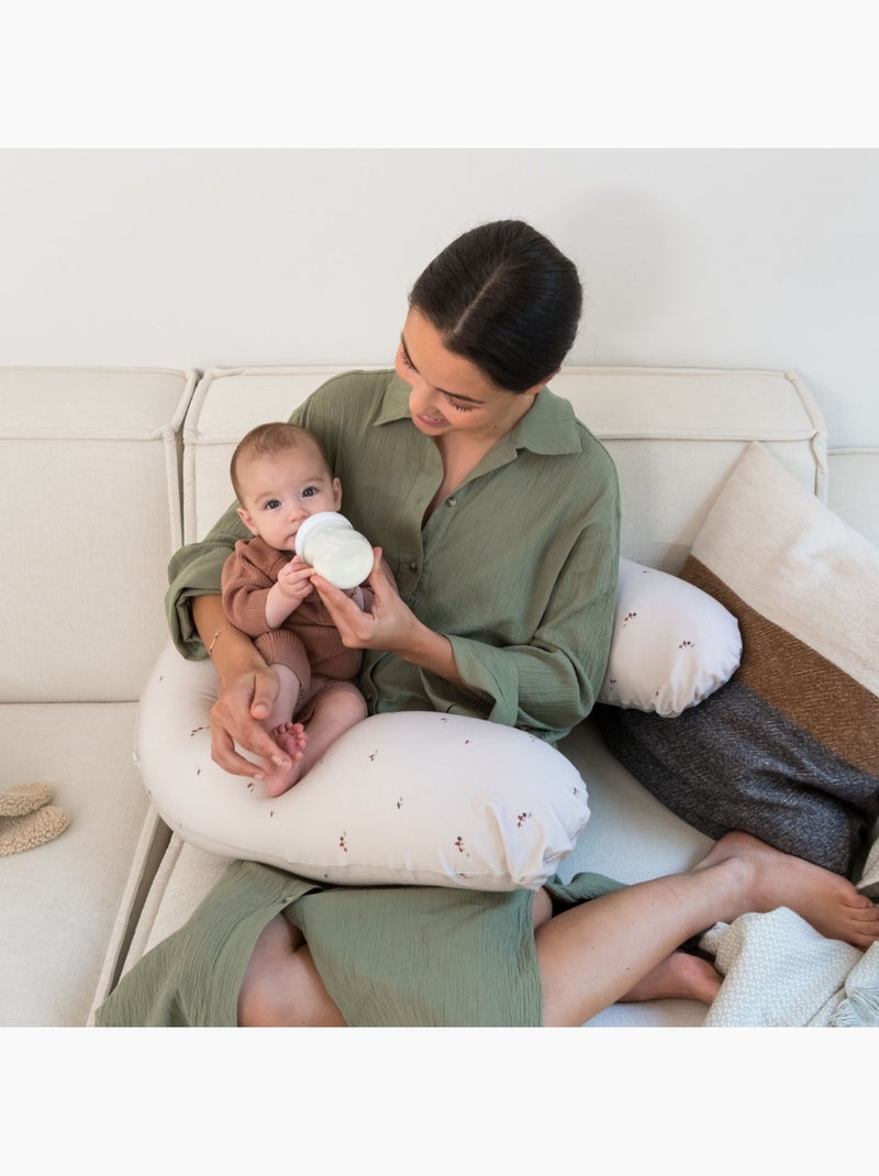 Coussin d'allaitement et de grossesse Buddy 'Doomoo' Marron clair - Kiabi