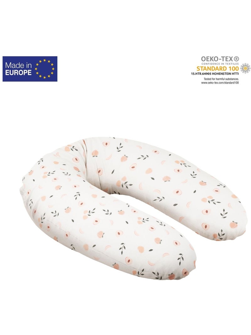 Coussin d'allaitement et de grossesse buddy 'doomoo' Peche - Kiabi