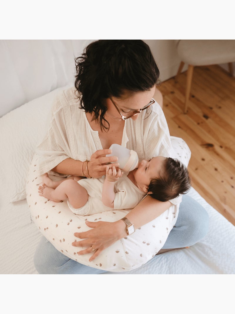 Coussin d'allaitement et de grossesse hérissons Ecru - Kiabi