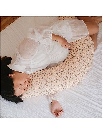 Coussin d'allaitement et de grossesse léopard
