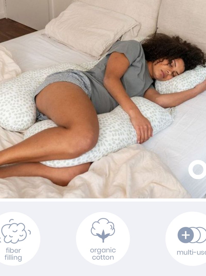 Coussin d'allaitement et de grossesse XXL MAXXY 'doomoo' Vert clair - Kiabi