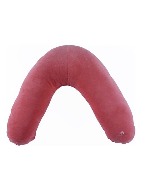 Coussin d'allaitement et de maternité 160 cm  Coton bio velours. - Kiabi