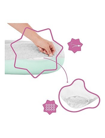 Coussin d'allaitement et de maternité évolutif 2 en 1 Fluffy 'Badabulle'