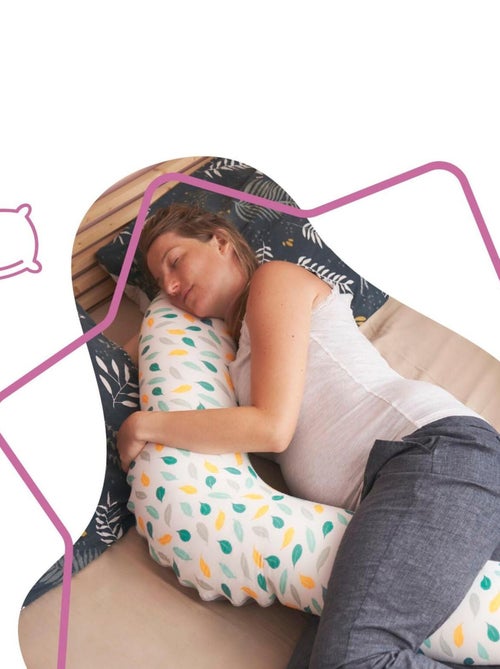 Coussin d'allaitement et de maternité évolutif 2 en 1 Plumes 'Badabulle' - Kiabi