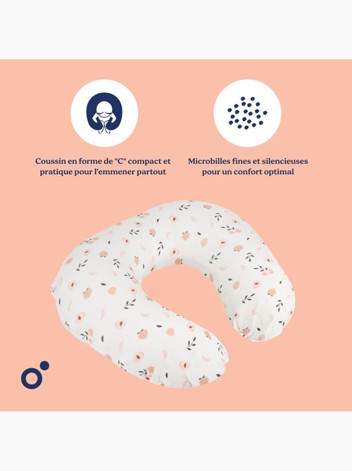 Coussin d'allaitement et maternité softy pêche - Kiabi