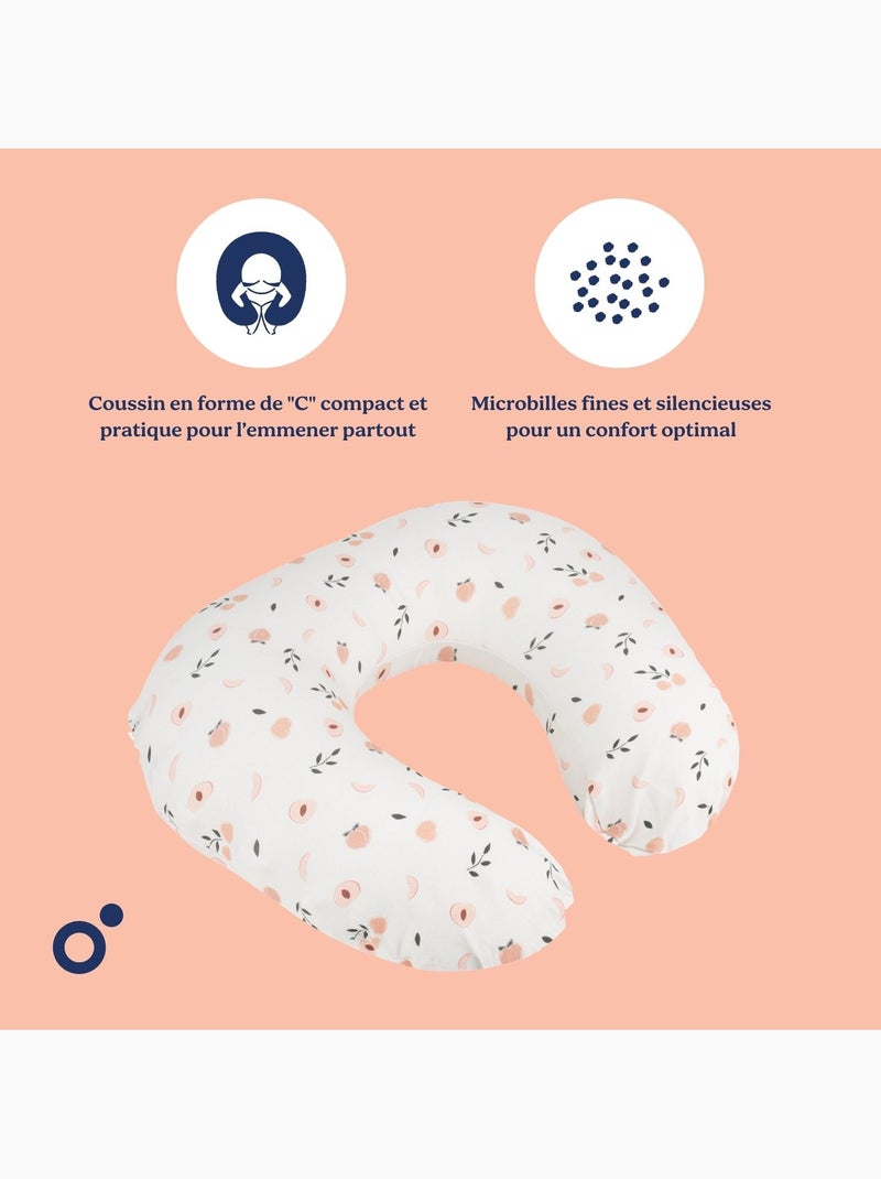 Coussin d'allaitement et maternité softy pêche Peche - Kiabi