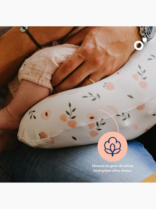 Coussin d'allaitement et maternité softy pêche - Kiabi